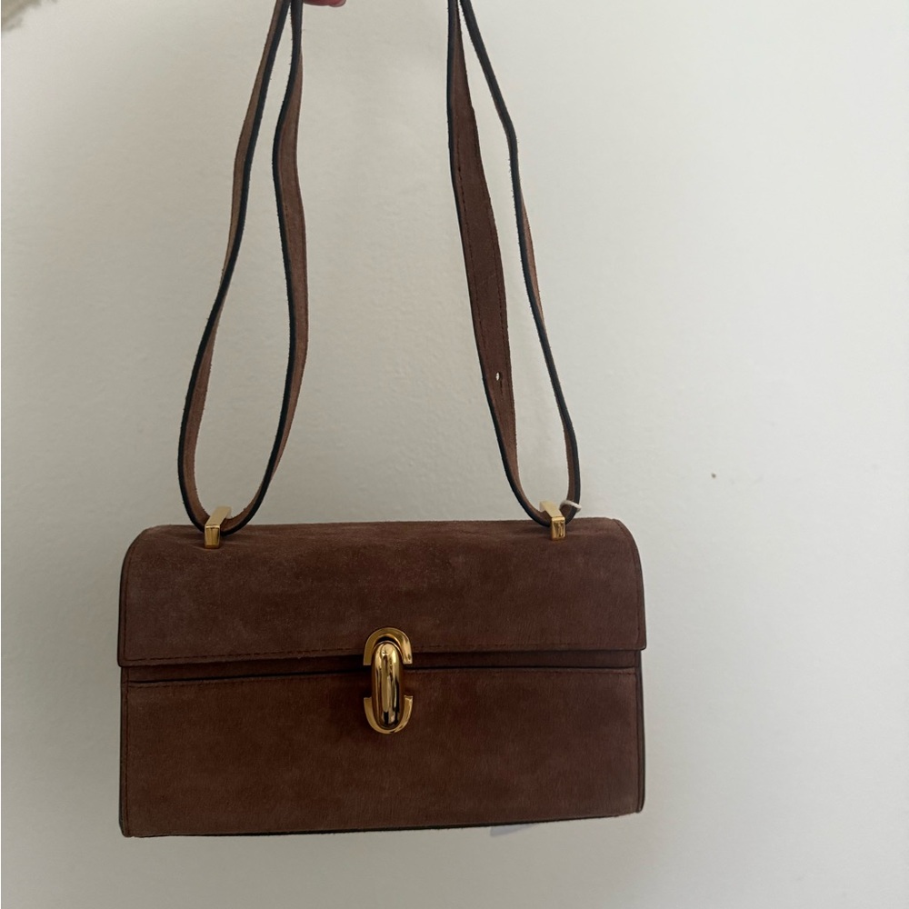 Savette Crossbody Suede Pouchette